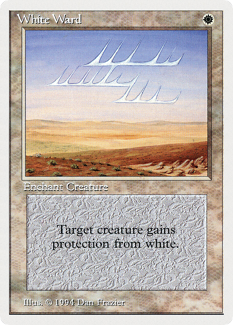 White Ward (SUM-045) - Summer Magic / Edgar - Premium MTG Single from Wizards of the Coast - Just $0! Shop now at Game Crave Tournament Store