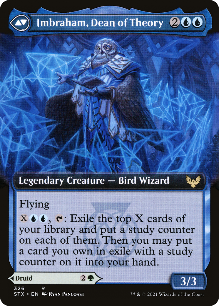 Kianne, Dean of Substance // Imbraham, Dean of Theory (STX-326) - Strixhaven: School of Mages: (Extended Art) Foil - Premium MTG Single from Wizards of the Coast - Just $0.08! Shop now at Game Crave Tournament Store