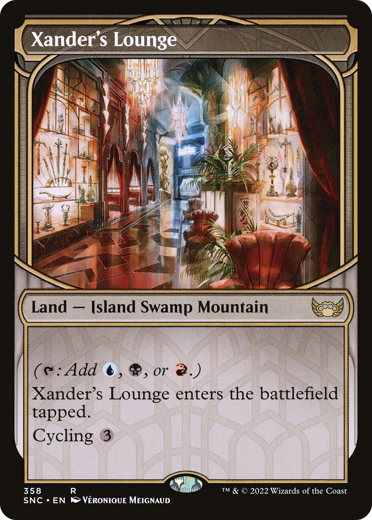 Xander's Lounge (SNC-358) - Streets of New Capenna: (Showcase) Foil - Premium MTG Single from Wizards of the Coast - Just $8.38! Shop now at Game Crave Tournament Store