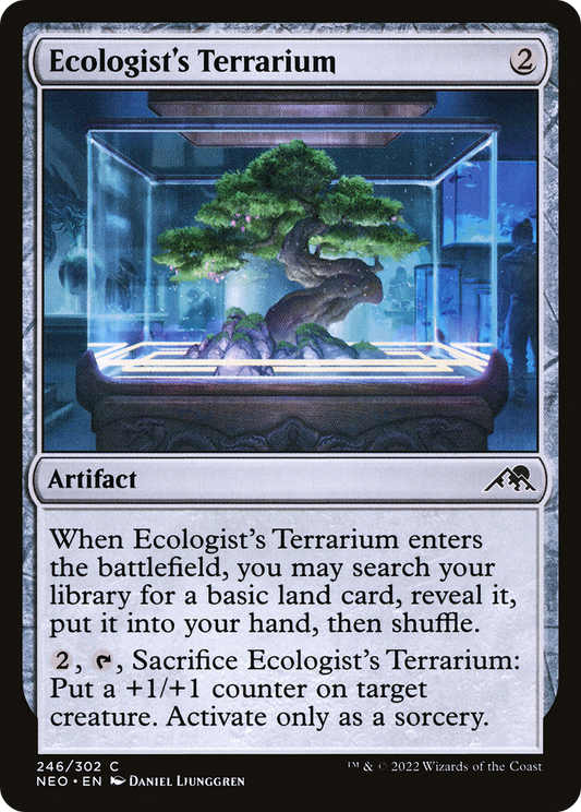 Ecologist's Terrarium (NEO-246) - Kamigawa: Neon Dynasty - Premium MTG Single from Wizards of the Coast - Just $0.08! Shop now at Game Crave Tournament Store