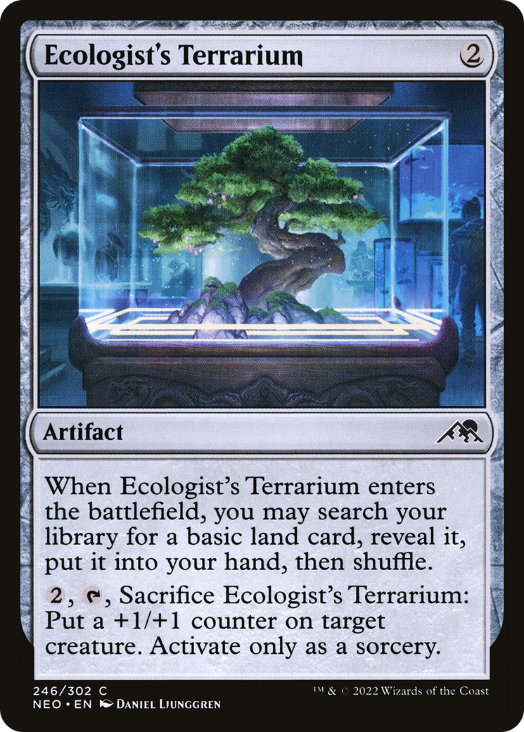 Ecologist's Terrarium (NEO-246) - Kamigawa: Neon Dynasty Foil - Premium MTG Single from Wizards of the Coast - Just $0.08! Shop now at Game Crave Tournament Store