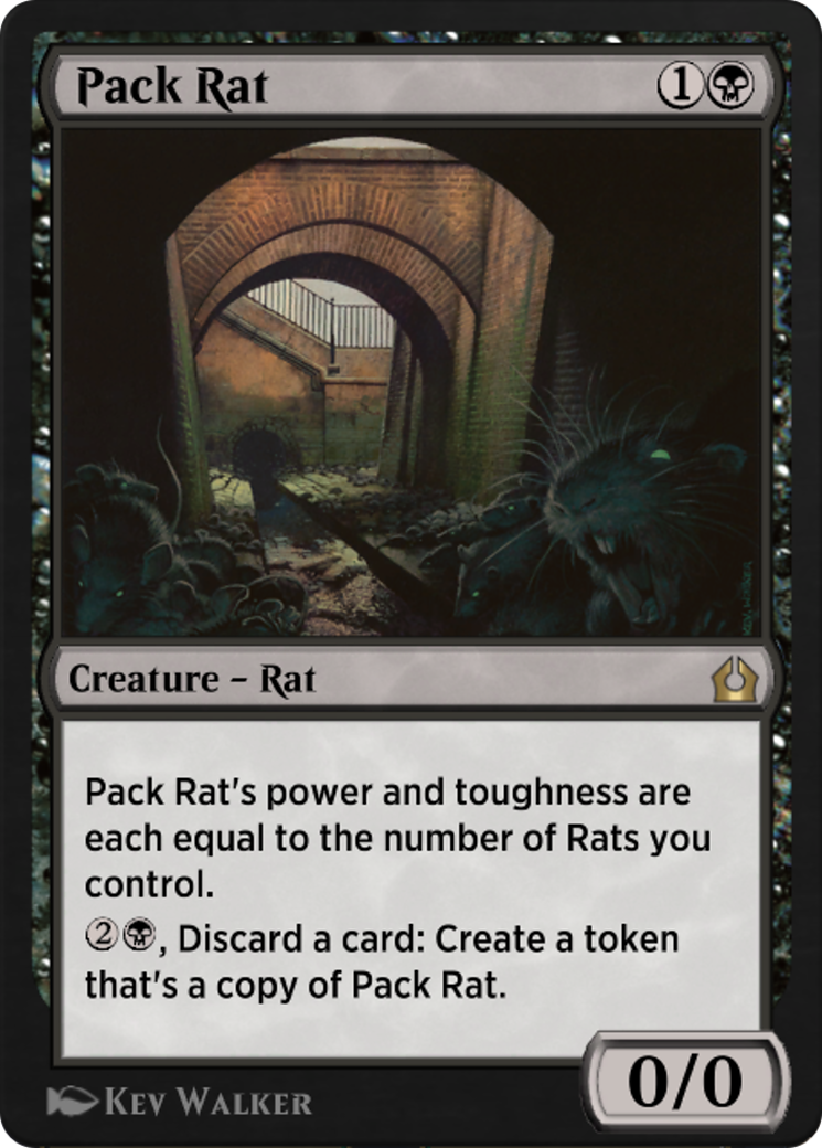 Pack Rat (HA2-008) - Historic Anthology 2 - Premium MTG Single from Wizards of the Coast - Just $0! Shop now at Game Crave Tournament Store