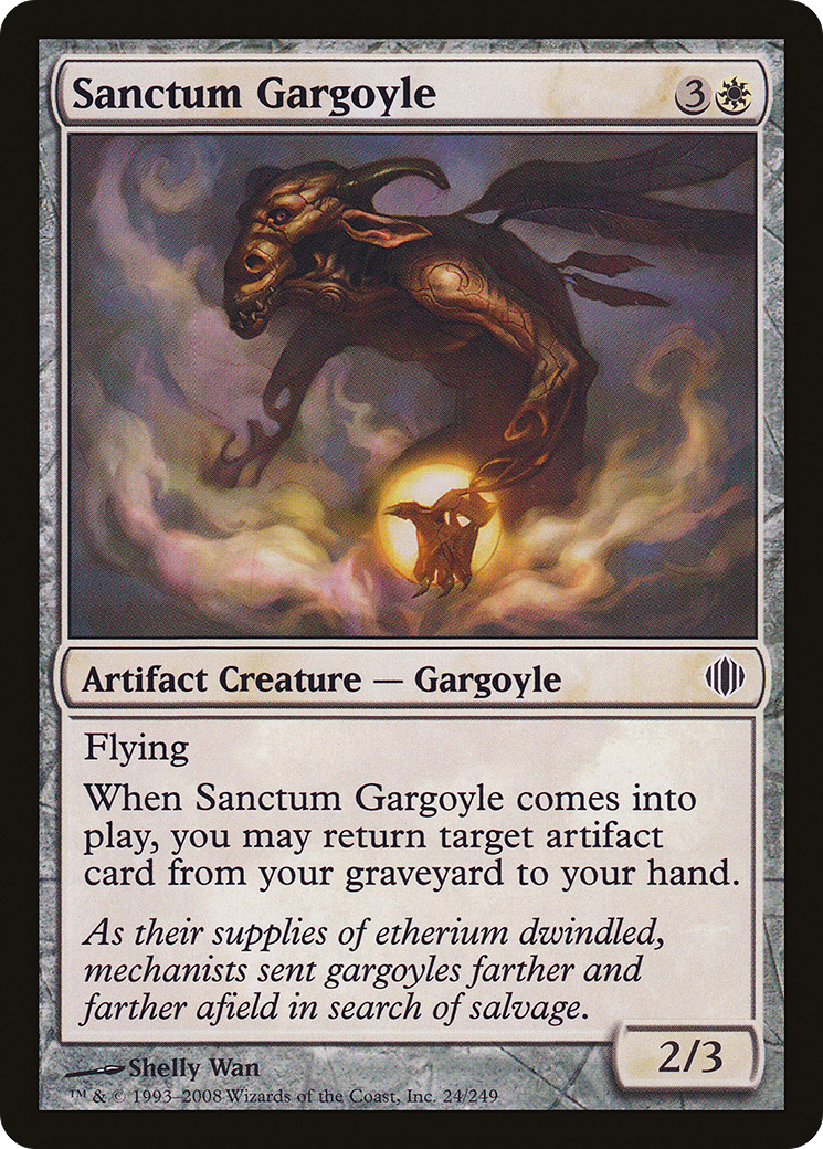 Sanctum Gargoyle (ALA-024) - Shards of Alara - Premium MTG Single from Wizards of the Coast - Just $0.25! Shop now at Game Crave Tournament Store