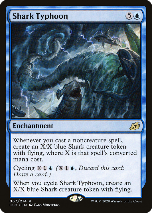 Shark Typhoon (IKO-067) - Ikoria: Lair of Behemoths - Premium MTG Single from Wizards of the Coast - Just $0.08! Shop now at Game Crave Tournament Store