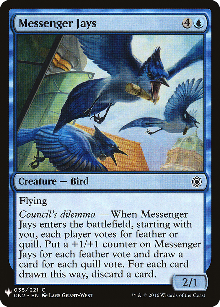 Messenger Jays (MB1-427) - Mystery Booster - Premium MTG Single from Wizards of the Coast - Just $0.08! Shop now at Game Crave Tournament Store