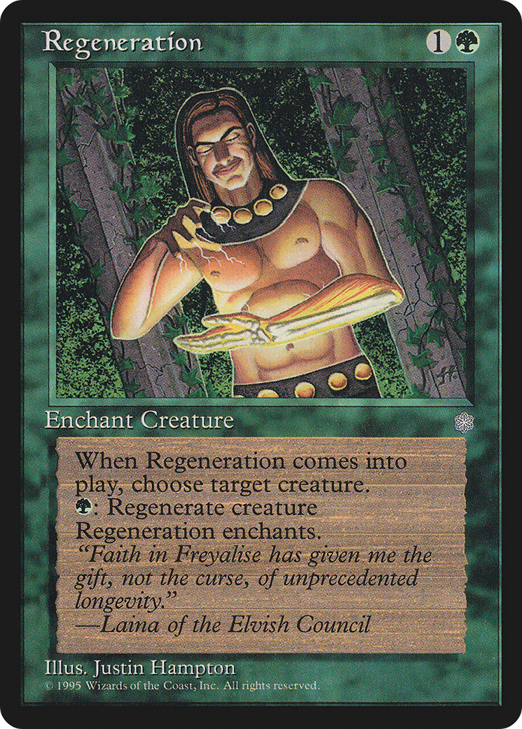 Regeneration (ICE-259) - Ice Age - Premium MTG Single from Wizards of the Coast - Just $0.08! Shop now at Game Crave Tournament Store