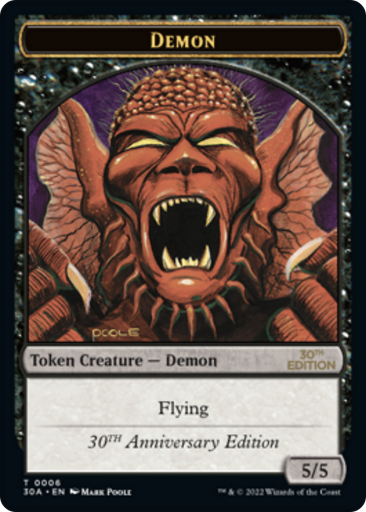 Demon (T30A-006) - 30th Anniversary Tokens - Premium MTG Single from Wizards of the Coast - Just $1.70! Shop now at Game Crave Tournament Store