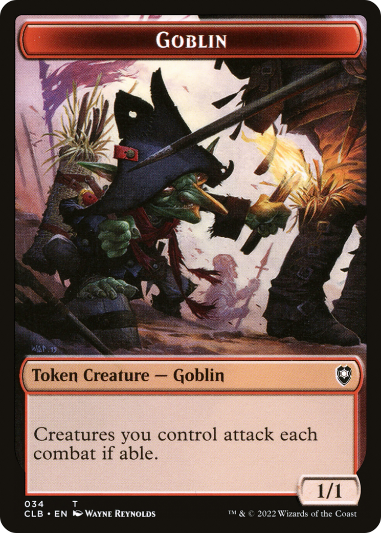 Goblin (TCLB-034) - Battle for Baldur's Gate Tokens - Premium MTG Single from Wizards of the Coast - Just $0! Shop now at Game Crave Tournament Store