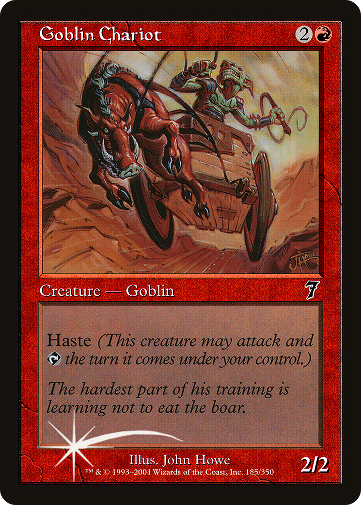 Goblin Chariot (7ED-185★) - Seventh Edition Foil - Premium MTG Single from Wizards of the Coast - Just $0.94! Shop now at Game Crave Tournament Store