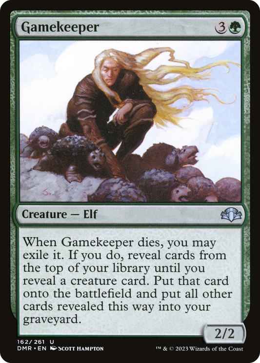 Gamekeeper (DMR-162) - Dominaria Remastered - Premium MTG Single from Wizards of the Coast - Just $0.25! Shop now at Game Crave Tournament Store