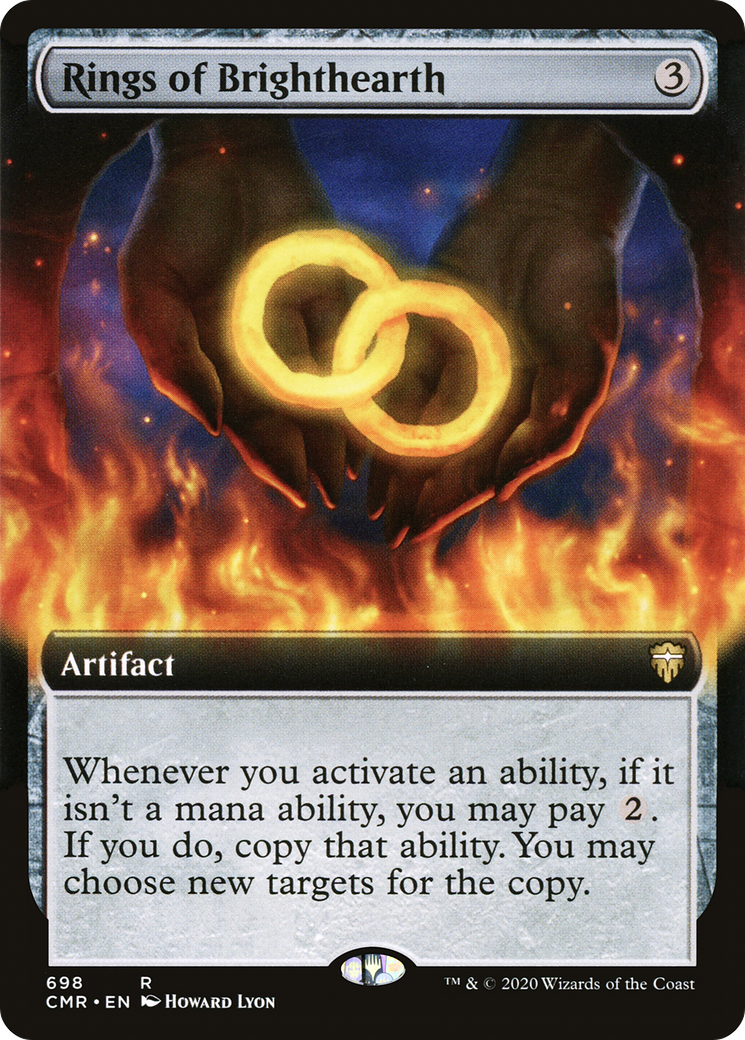 Rings of Brighthearth (CMR-698) - Commander Legends: (Extended Art) - Premium MTG Single from Wizards of the Coast - Just $4.72! Shop now at Game Crave Tournament Store