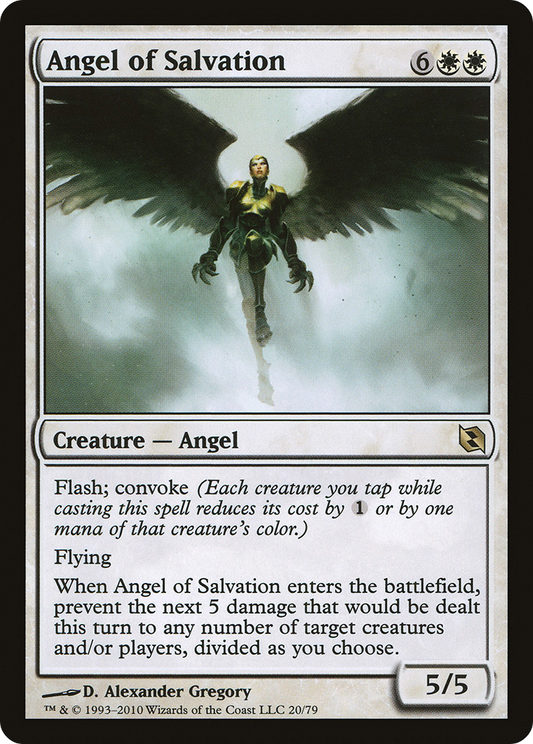 Angel of Salvation (DDF-020) - Duel Decks: Elspeth vs. Tezzeret - Premium MTG Single from Wizards of the Coast - Just $0.08! Shop now at Game Crave Tournament Store