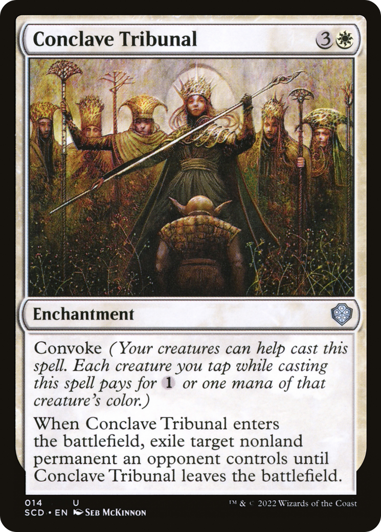 Conclave Tribunal (SCD-014) - Starter Commander Decks - Premium MTG Single from Wizards of the Coast - Just $0.25! Shop now at Game Crave Tournament Store