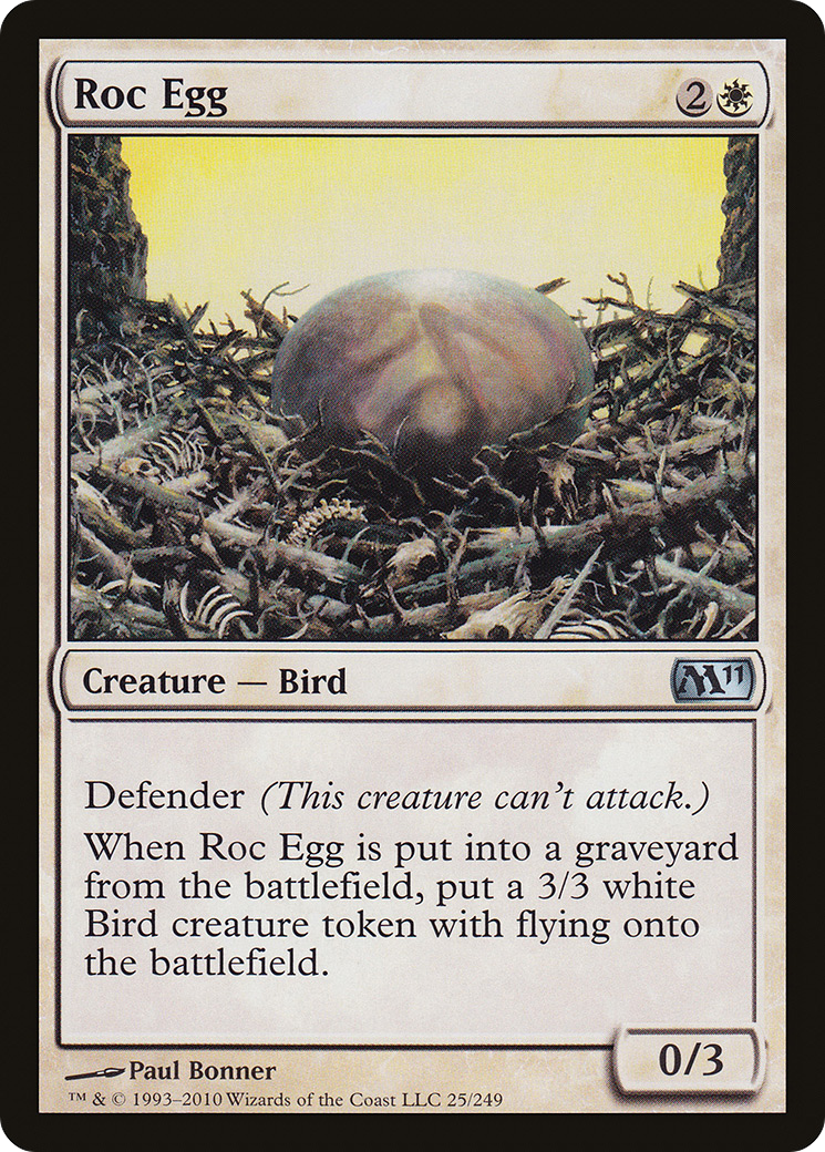 Roc Egg (M11-025) - Magic 2011 - Premium MTG Single from Wizards of the Coast - Just $0.25! Shop now at Game Crave Tournament Store