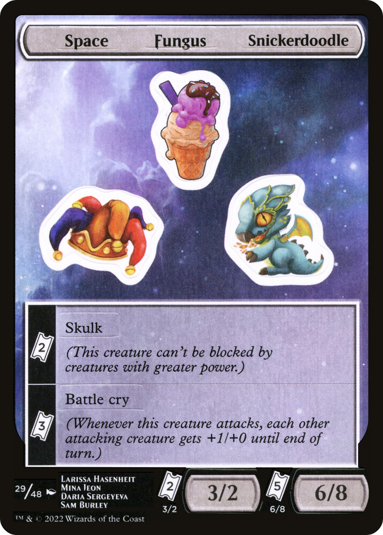 Space Fungus Snickerdoodle (SUNF-029) - Unfinity Sticker Sheets - Premium MTG Single from Wizards of the Coast - Just $0.08! Shop now at Game Crave Tournament Store