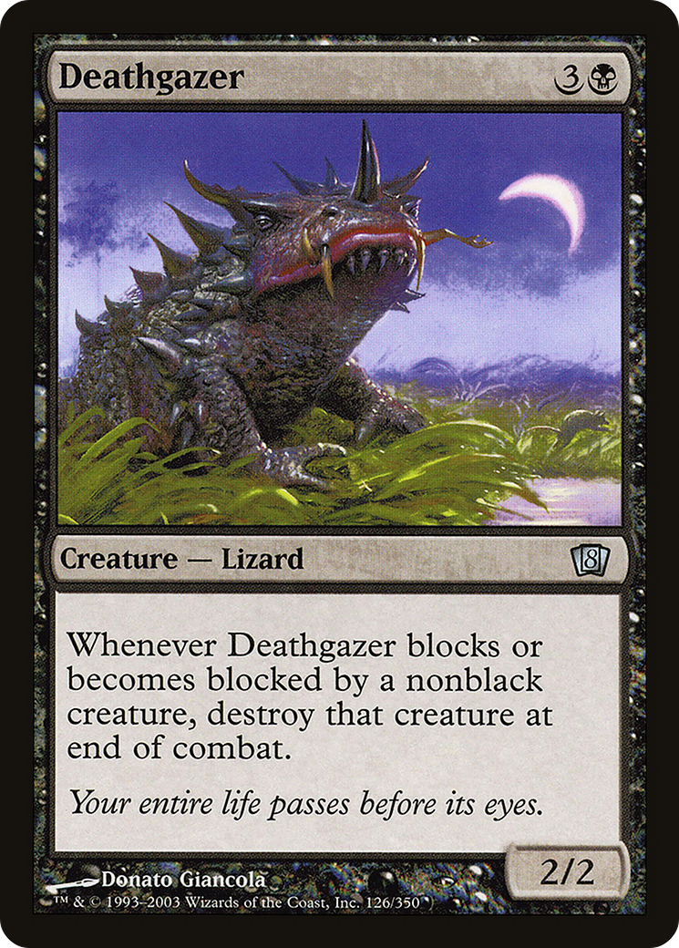 Deathgazer (8ED-126★) - Eighth Edition Foil - Premium MTG Single from Wizards of the Coast - Just $0.29! Shop now at Game Crave Tournament Store