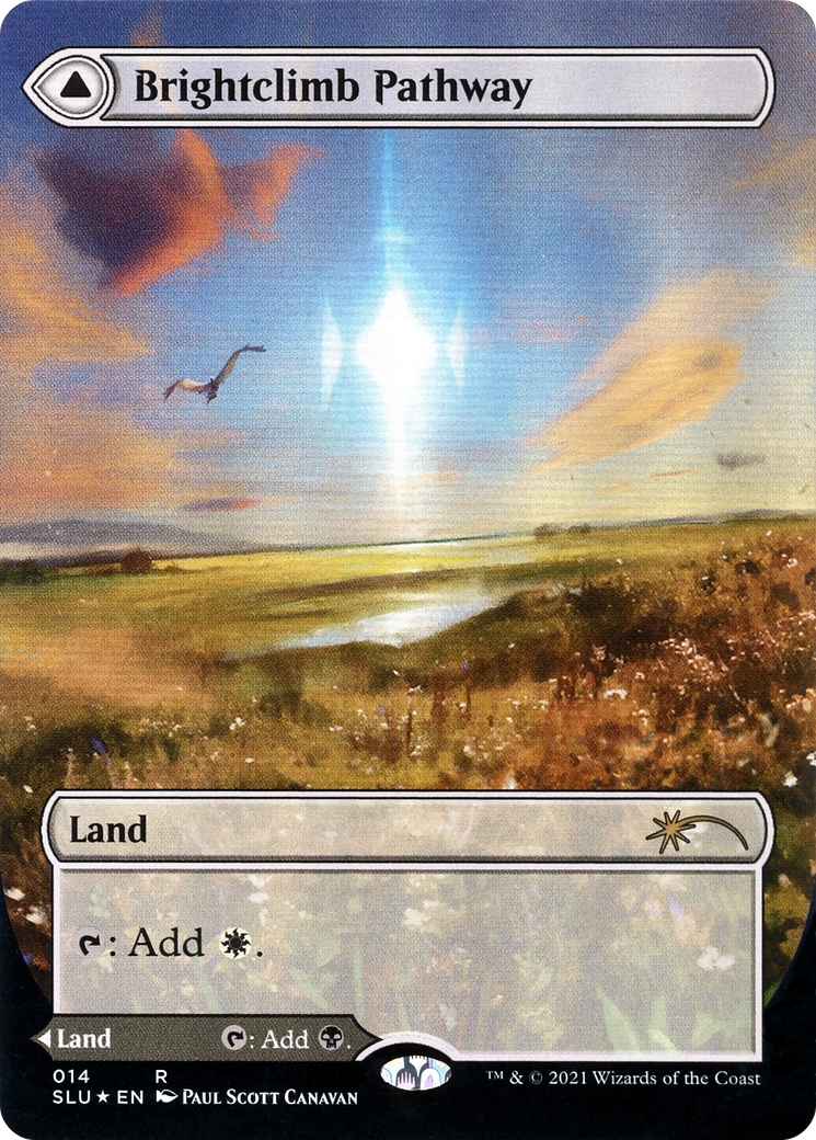 Brightclimb Pathway // Grimclimb Pathway (SLU-014) - Secret Lair: Ultimate Edition: (Showcase) (Borderless) Foil - Premium MTG Single from Wizards of the Coast - Just $5.64! Shop now at Game Crave Tournament Store