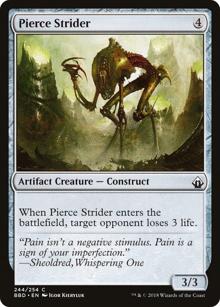 Pierce Strider (BBD-244) - Battlebond - Premium MTG Single from Wizards of the Coast - Just $0.25! Shop now at Game Crave Tournament Store