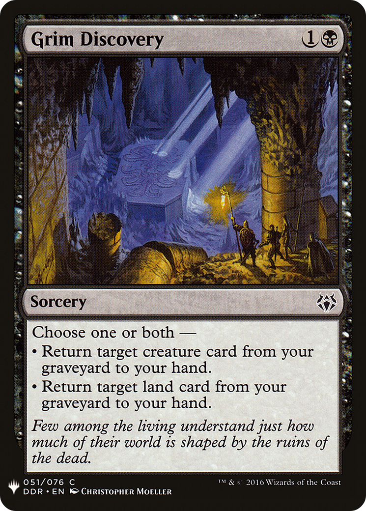 Grim Discovery (MB1-679) - Mystery Booster - Premium MTG Single from Wizards of the Coast - Just $0.08! Shop now at Game Crave Tournament Store