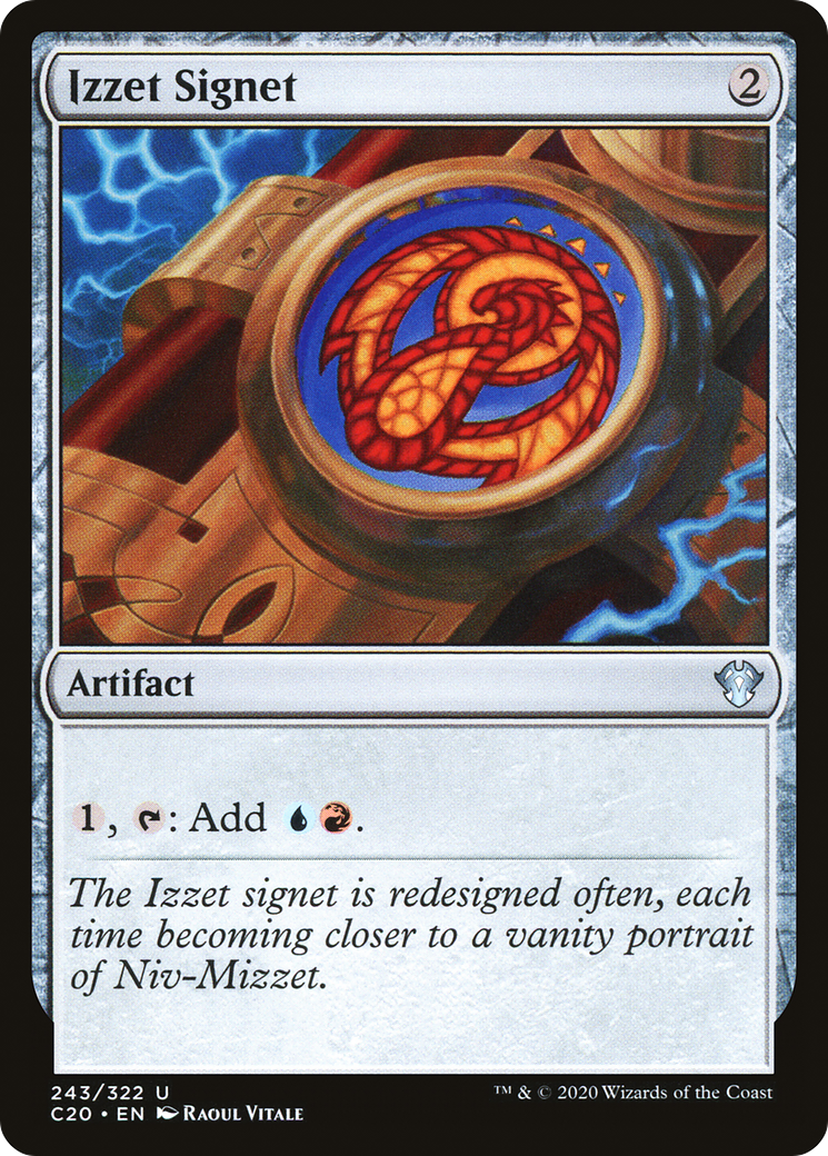Izzet Signet (C20-243) - Commander 2020 - Premium MTG Single from Wizards of the Coast - Just $0.08! Shop now at Game Crave Tournament Store