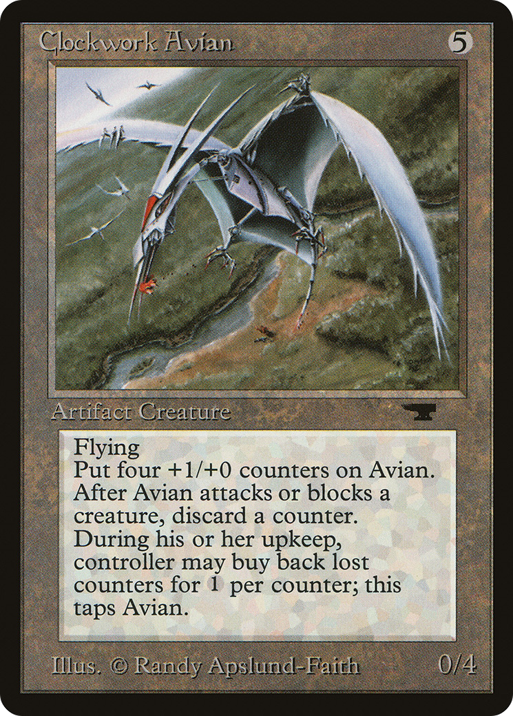 Clockwork Avian (ATQ-045) - Antiquities - Premium MTG Single from Wizards of the Coast - Just $5.62! Shop now at Game Crave Tournament Store