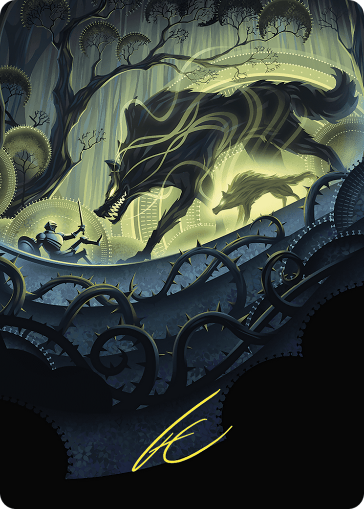 Unnatural Growth // Unnatural Growth (AWOE-075) - Wilds of Eldraine Art Series (Borderless) Foil - Premium MTG Single from Wizards of the Coast - Just $0! Shop now at Game Crave Tournament Store