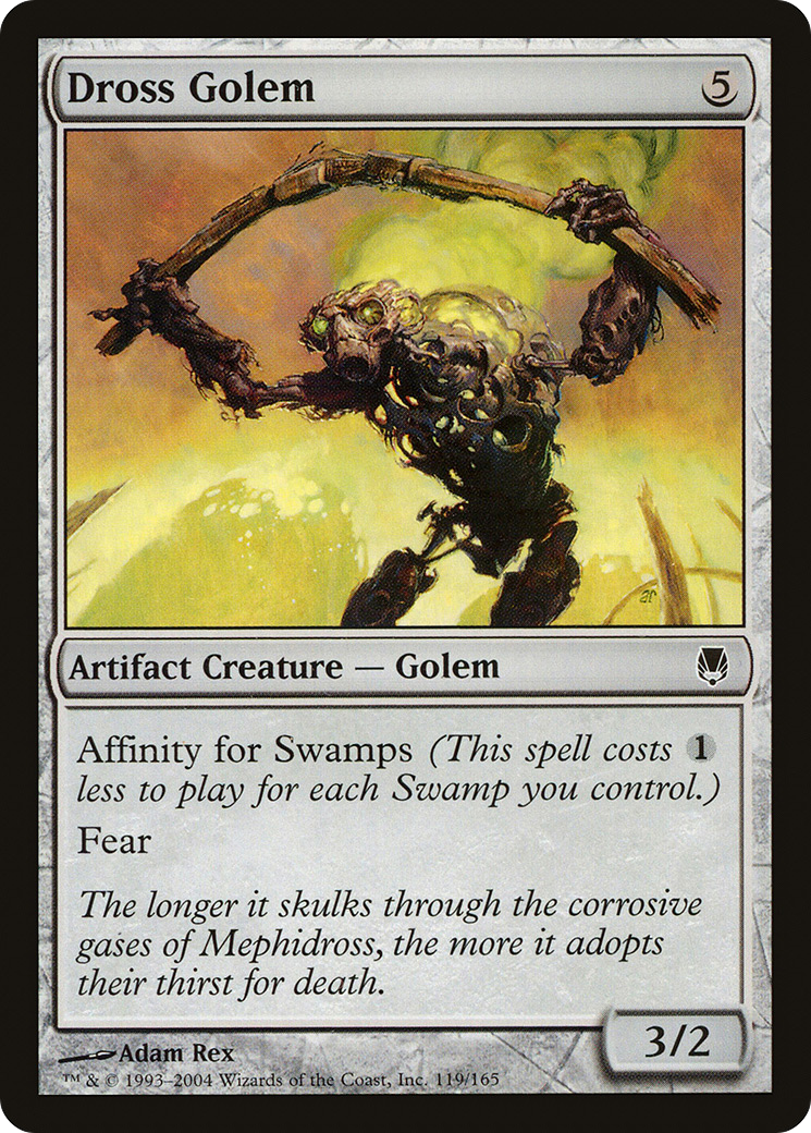 Dross Golem (DST-119) - Darksteel - Premium MTG Single from Wizards of the Coast - Just $0.25! Shop now at Game Crave Tournament Store