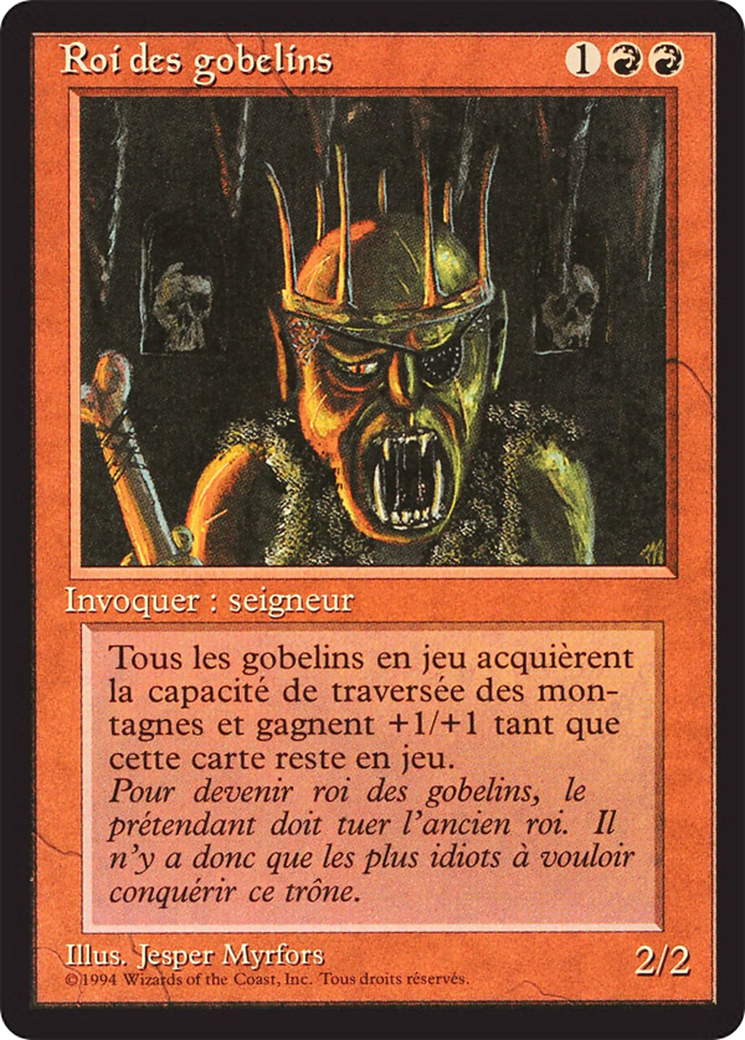 Goblin King (FBB-155) - Foreign Black Border - Premium MTG Single from Wizards of the Coast - Just $14! Shop now at Game Crave Tournament Store