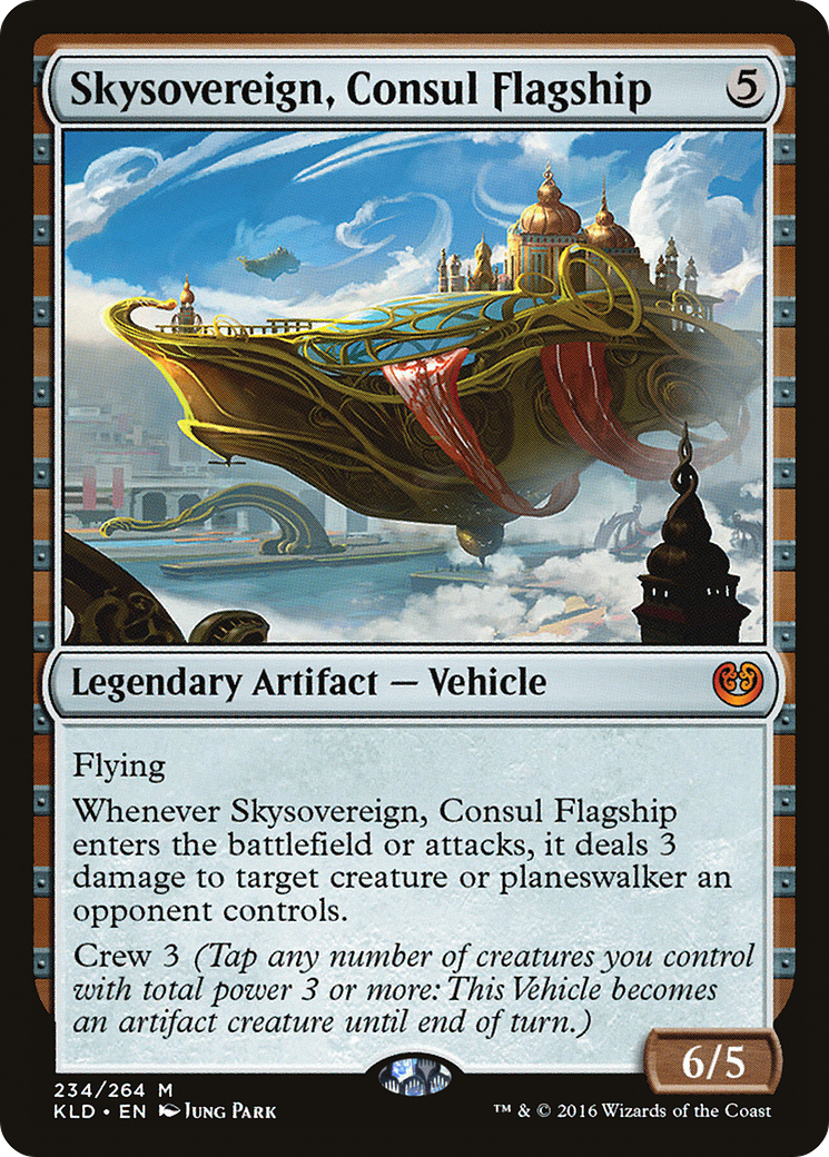 Skysovereign, Consul Flagship (KLD-234) - Kaladesh Foil - Premium MTG Single from Wizards of the Coast - Just $1.76! Shop now at Game Crave Tournament Store