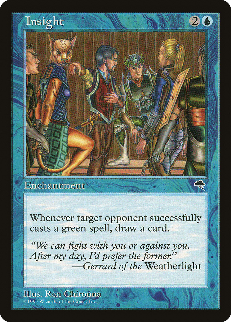 Insight (TMP-068) - Tempest - Premium MTG Single from Wizards of the Coast - Just $0.41! Shop now at Game Crave Tournament Store