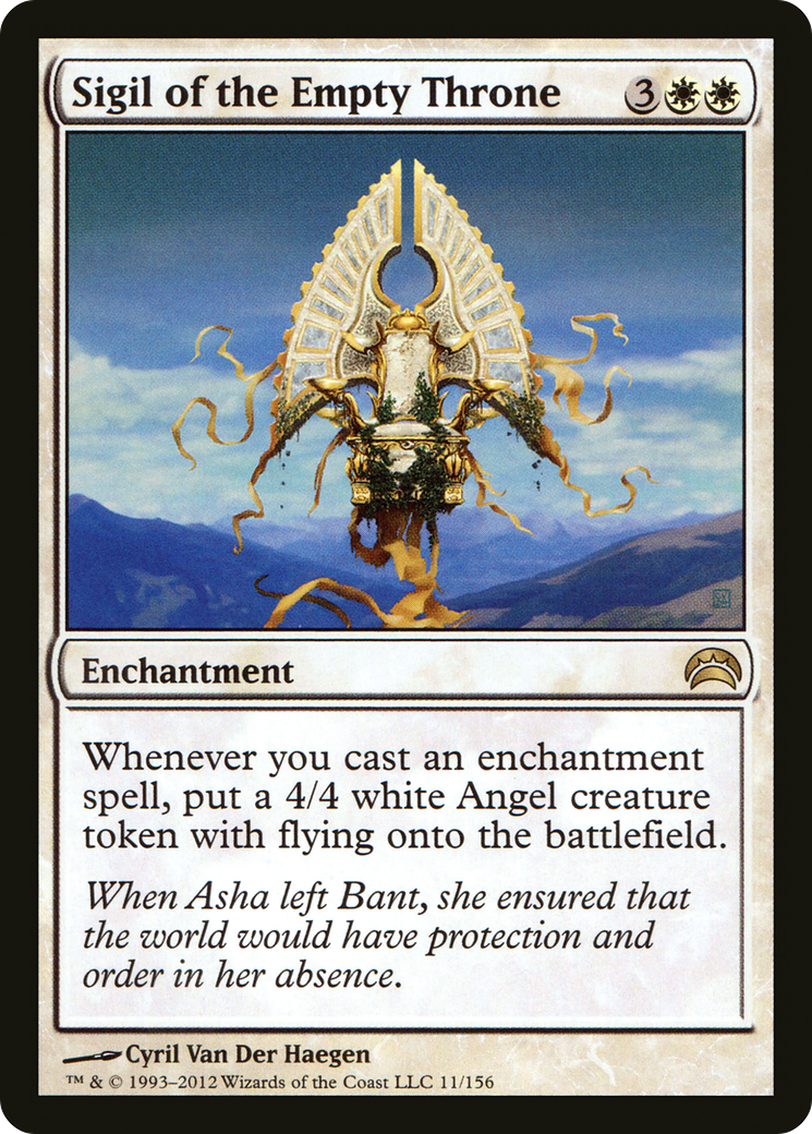 Sigil of the Empty Throne (PC2-011) - Planechase 2012 - Premium MTG Single from Wizards of the Coast - Just $0.25! Shop now at Game Crave Tournament Store