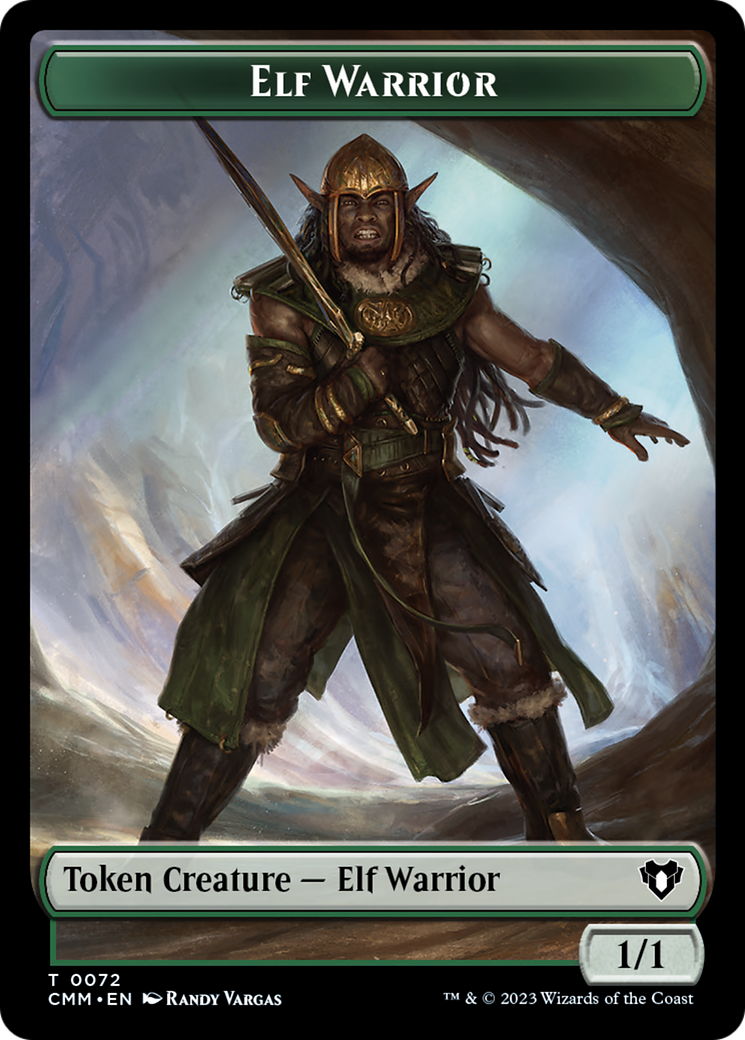 Elf Warrior (TCMM-072) - Commander Masters Tokens Foil - Premium MTG Single from Wizards of the Coast - Just $0! Shop now at Game Crave Tournament Store