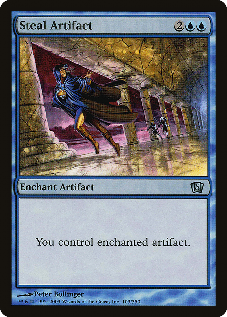 Steal Artifact (8ED-103★) - Eighth Edition Foil - Premium MTG Single from Wizards of the Coast - Just $0.36! Shop now at Game Crave Tournament Store