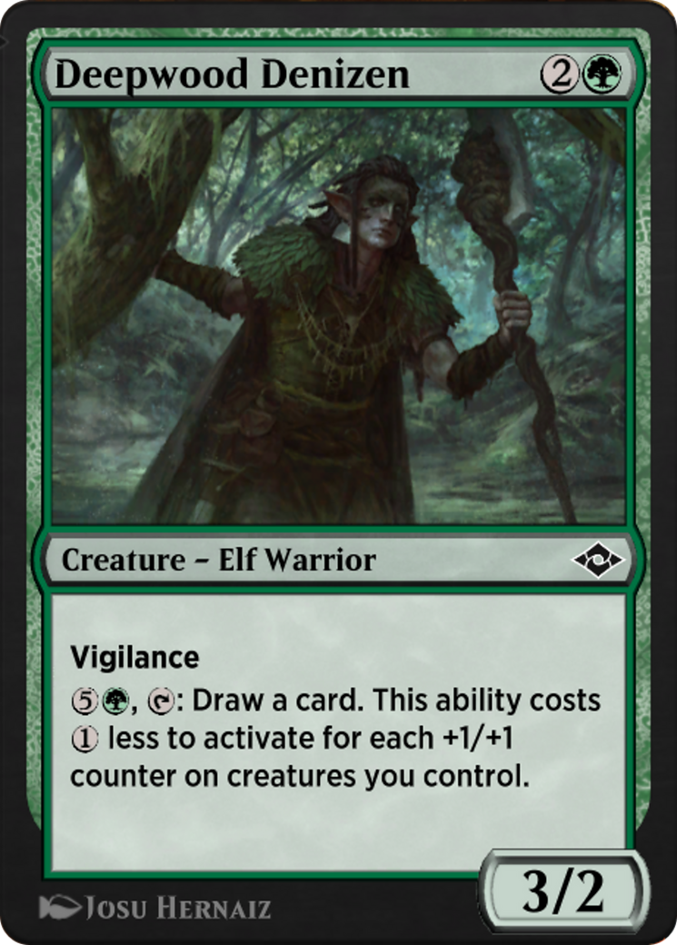 Deepwood Denizen (J21-558) - Jumpstart: Historic Horizons - Premium MTG Single from Wizards of the Coast - Just $0! Shop now at Game Crave Tournament Store