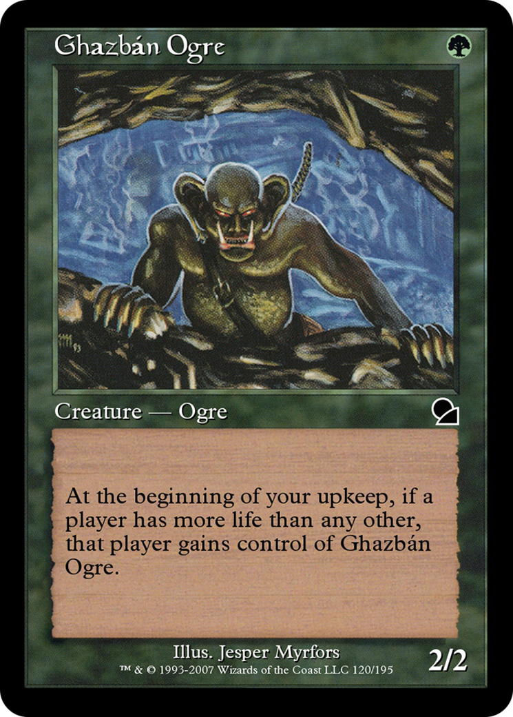 Ghazbán Ogre (ME1-120) - Masters Edition - Premium MTG Single from Wizards of the Coast - Just $0! Shop now at Game Crave Tournament Store