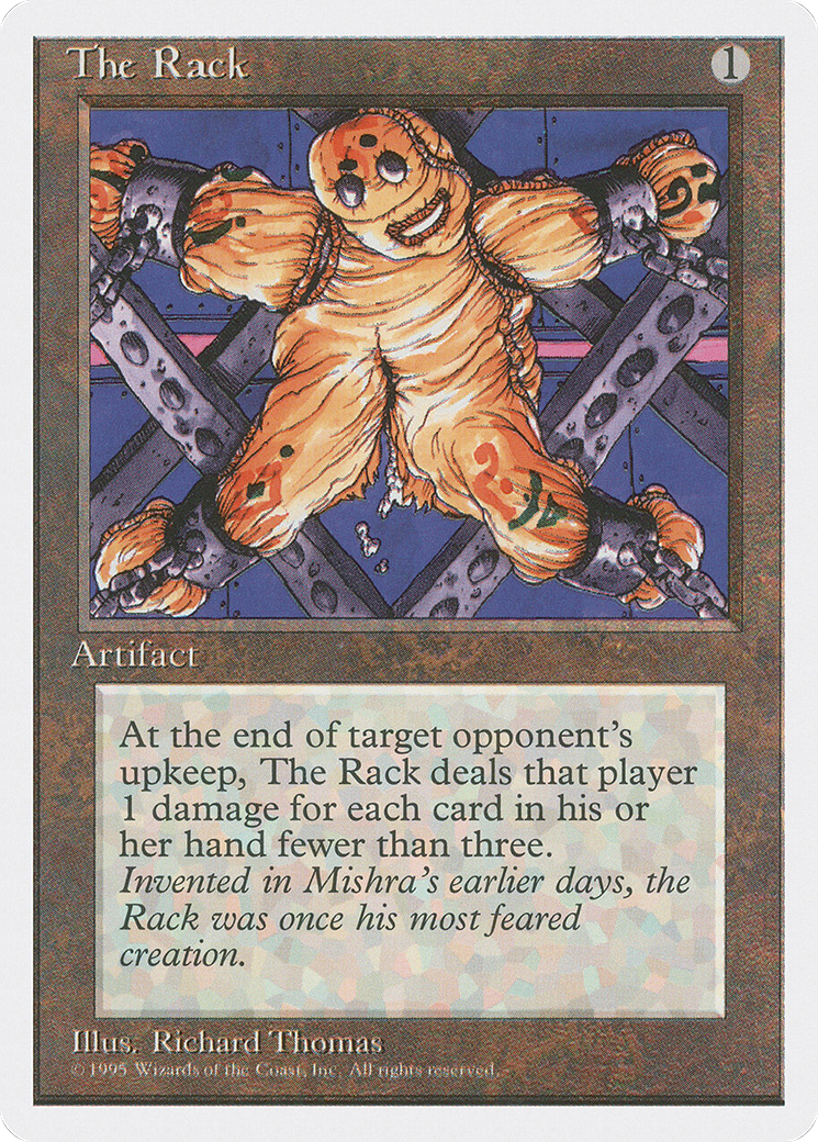 The Rack (4ED-352) - Fourth Edition - Premium MTG Single from Wizards of the Coast - Just $0.17! Shop now at Game Crave Tournament Store