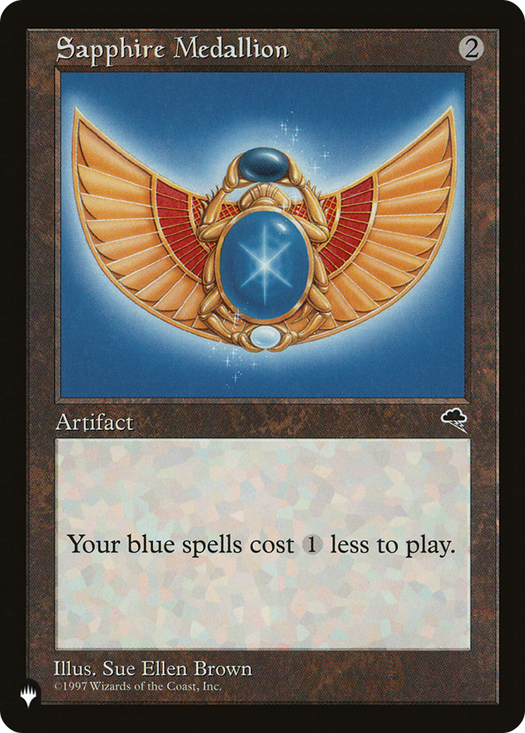 Sapphire Medallion (PLIST-568) - The List - Premium MTG Single from Wizards of the Coast - Just $1.28! Shop now at Game Crave Tournament Store