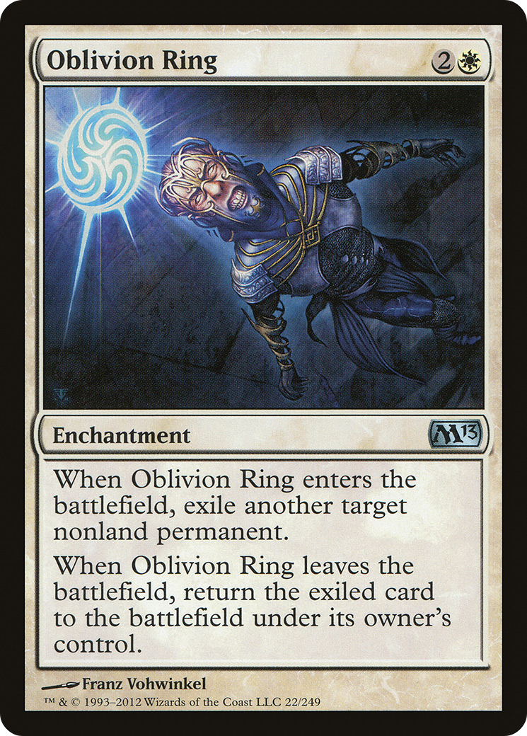 Oblivion Ring (M13-022) - Magic 2013 - Premium MTG Single from Wizards of the Coast - Just $0.25! Shop now at Game Crave Tournament Store