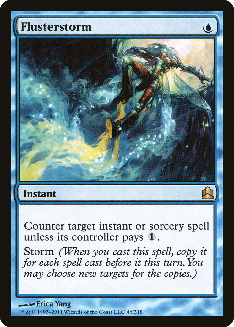 Flusterstorm (CMD-046) - Commander 2011 - Premium MTG Single from Wizards of the Coast - Just $5.61! Shop now at Game Crave Tournament Store