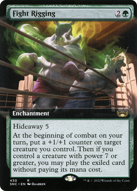 Fight Rigging (SNC-430) - Streets of New Capenna: (Extended Art) - Premium MTG Single from Wizards of the Coast - Just $0.15! Shop now at Game Crave Tournament Store