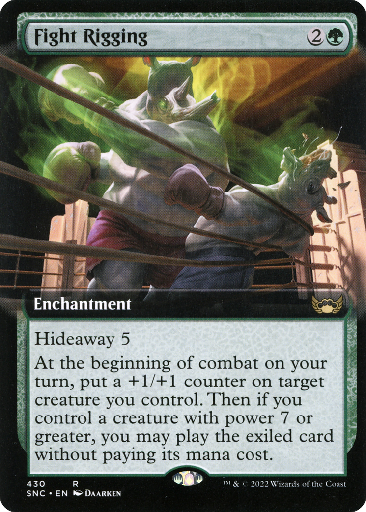 Fight Rigging (SNC-430) - Streets of New Capenna: (Extended Art) Foil - Premium MTG Single from Wizards of the Coast - Just $0.21! Shop now at Game Crave Tournament Store