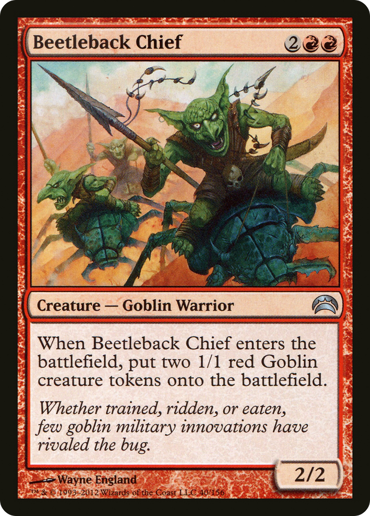 Beetleback Chief (PC2-040) - Planechase 2012 - Premium MTG Single from Wizards of the Coast - Just $0.08! Shop now at Game Crave Tournament Store