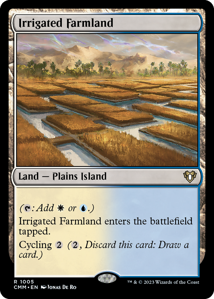 Irrigated Farmland (CMM-1005) - Commander Masters - Premium MTG Single from Wizards of the Coast - Just $0.08! Shop now at Game Crave Tournament Store