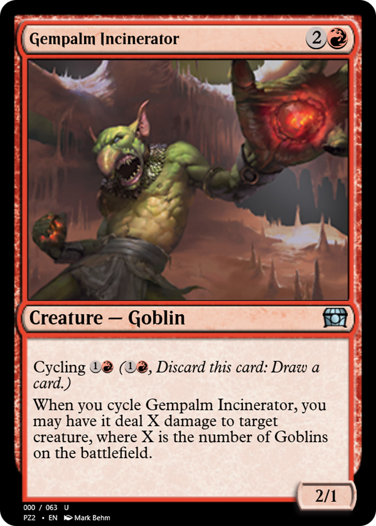 Gempalm Incinerator (PZ2-65855) - Treasure Chest - Premium MTG Single from Wizards of the Coast - Just $0! Shop now at Game Crave Tournament Store