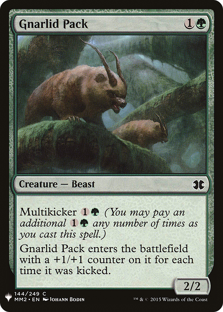 Gnarlid Pack (MB1-1223) - Mystery Booster - Premium MTG Single from Wizards of the Coast - Just $0.08! Shop now at Game Crave Tournament Store