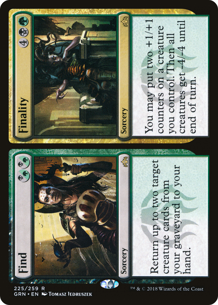Find // Finality (GRN-225) - Guilds of Ravnica - Premium MTG Single from Wizards of the Coast - Just $0.08! Shop now at Game Crave Tournament Store