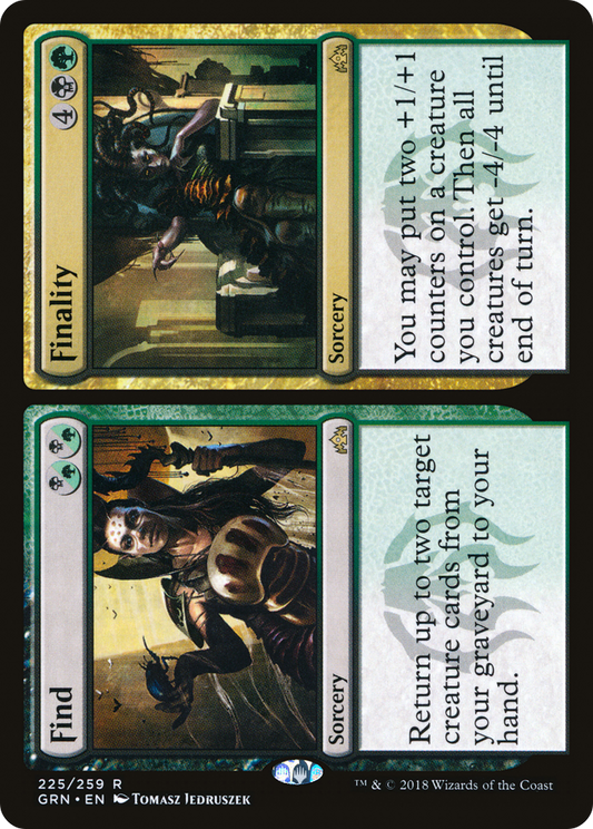 Find // Finality (GRN-225) - Guilds of Ravnica - Premium MTG Single from Wizards of the Coast - Just $0.08! Shop now at Game Crave Tournament Store