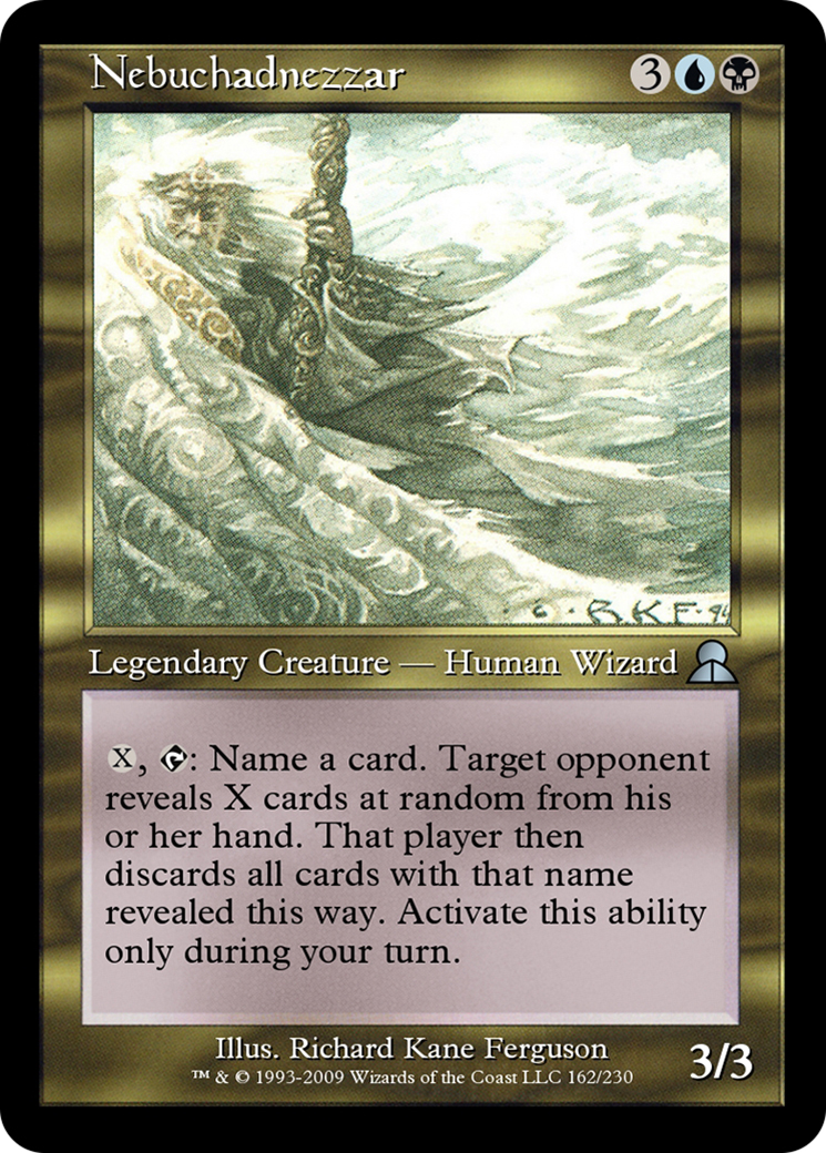 Nebuchadnezzar (ME3-162) - Masters Edition III - Premium MTG Single from Wizards of the Coast - Just $0! Shop now at Game Crave Tournament Store