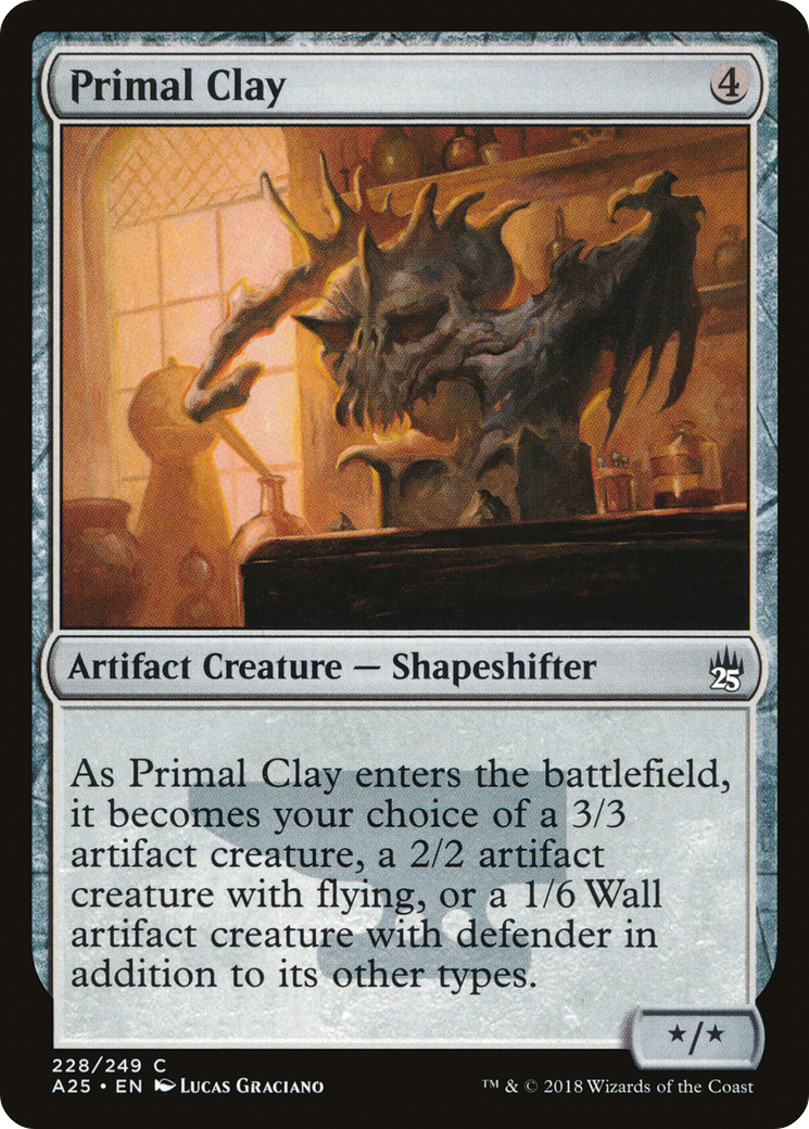 Primal Clay (A25-228) - Masters 25 - Premium MTG Single from Wizards of the Coast - Just $0.08! Shop now at Game Crave Tournament Store