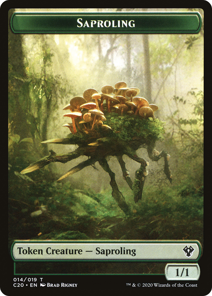 Saproling (TC20-014) - Commander 2020 Tokens - Premium MTG Single from Wizards of the Coast - Just $0! Shop now at Game Crave Tournament Store